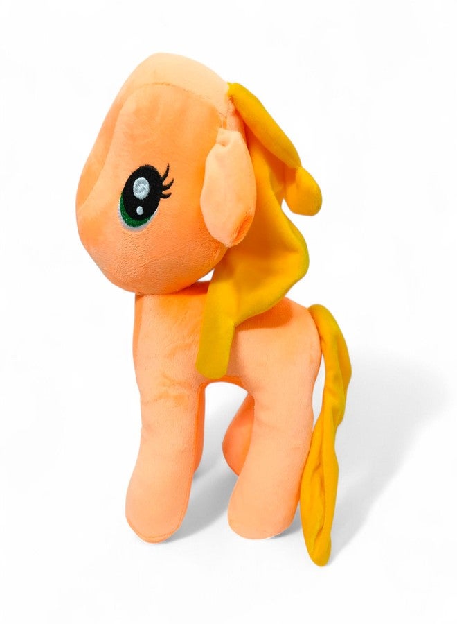 Yey Pony Soft Toy | Great Enchanting Gift for Girls/Kids | Soft Stuffed Plush Animal | Great Birthday Gift for Girls (Orange, 30 cm) - Image 1